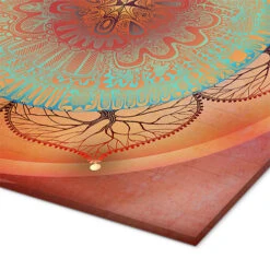 Sacral Chakra Brenda Erickson Akrylbillede 30 X 30 Cm Billedramme -POSTERLOUNGE Salg 639762 acrylic glass empCorner l