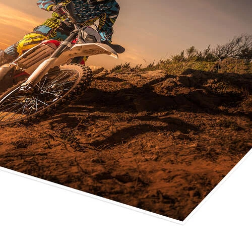Enduro Biker På Bjerget Plakat 30 X 20 Cm Billedramme 5 Enduro Biker På Bjerget Plakat 30 X 20 Cm Billedramme - Billede 3