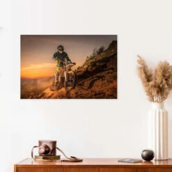 Enduro Biker På Bjerget Plakat 30 X 20 Cm Billedramme 9 Enduro Biker På Bjerget Plakat 30 X 20 Cm Billedramme -POSTERLOUNGE Salg 640365 poster room photography l