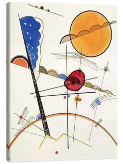 POSTERLOUNGE Salg 44 Growth Wassily Kandinsky Lærredsbillede 20 X 30 Cm Billedramme