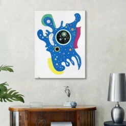 Etoiles Wassily Kandinsky Lærredsbillede 20 X 30 Cm Billedramme -POSTERLOUNGE Salg 640714 canvas room blue l