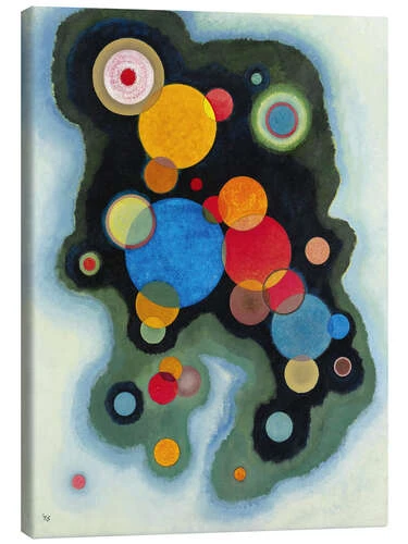 Deepened Impulse Wassily Kandinsky Lærredsbillede 20 X 30 Cm Billedramme 3 Deepened Impulse Wassily Kandinsky Lærredsbillede 20 X 30 Cm Billedramme