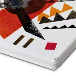 Orange Wassily Kandinsky Lærredsbillede 30 X 30 Cm Billedramme -POSTERLOUNGE Salg 640722 canvas empCorner l