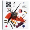 Orange Wassily Kandinsky Lærredsbillede 30 X 30 Cm Billedramme -POSTERLOUNGE Salg 640722 canvas l