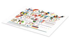 Succession Wassily Kandinsky Plakat 40 X 30 Cm Billedramme -POSTERLOUNGE Salg 640765 poster pds l