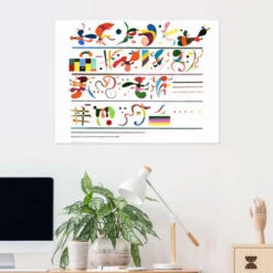Succession Wassily Kandinsky Plakat 40 X 30 Cm Billedramme -POSTERLOUNGE Salg 640765 poster room office l