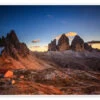 Tre Cime Di Lavaredo I Dolomitterne Muharrem Ünal Plakat 30 X 20 Cm Billedramme -POSTERLOUNGE Salg 641475 poster l