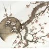 Plum Blossoms And Moon Katsushika Hokusai Galleritryk 30 X 20 Cm Billedramme -POSTERLOUNGE Salg 642831 gallery print l