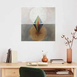 Svanen, Nr. 12 Hilma Af Klint Plakat 30 X 30 Cm Billedramme -POSTERLOUNGE Salg 651342 poster room square l