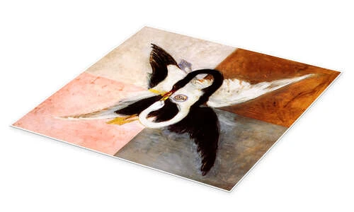 Svanen Hilma Af Klint Plakat 30 X 30 Cm Billedramme 4 Svanen Hilma Af Klint Plakat 30 X 30 Cm Billedramme - Billede 2