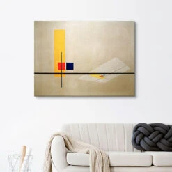 Construction Z 1 László Moholy-Nagy Lærredsbillede 30 X 20 Cm Billedramme 9 Construction Z 1 László Moholy-Nagy Lærredsbillede 30 X 20 Cm Billedramme -POSTERLOUNGE Salg 651388 canvas room beige l