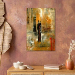 African Style Niksic Katarina Lærredsbillede 20 X 30 Cm Billedramme -POSTERLOUNGE Salg 652503 canvas room portrait format l