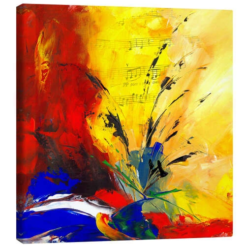 Music And Love Niksic Katarina Lærredsbillede 30 X 30 Cm Billedramme 3 Music And Love Niksic Katarina Lærredsbillede 30 X 30 Cm Billedramme