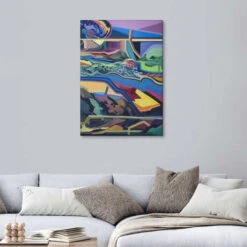 Propulsion Manuel Mohr Lærredsbillede 20 X 30 Cm Billedramme -POSTERLOUNGE Salg 653661 canvas room colourful l