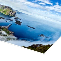 Øgruppen Lofoten Plakat 60 X 20 Cm Billedramme -POSTERLOUNGE Salg 654307 poster empCorner l