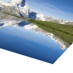 Stellisee And Matterhorn Near Zermatt In The Swiss Alps Jan Christopher Becke Plakat 60 X 20 Cm Billedramme -POSTERLOUNGE Salg 655187 poster empCorner l