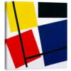 Simultaneous Counter-Composition, 1930 Theo Van Doesburg Lærredsbillede 30 X 30 Cm Billedramme -POSTERLOUNGE Salg 655866 canvas l