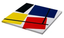 Simultaneous Counter-Composition, 1930 Theo Van Doesburg Lærredsbillede 30 X 30 Cm Billedramme -POSTERLOUNGE Salg 655866 canvas pds l