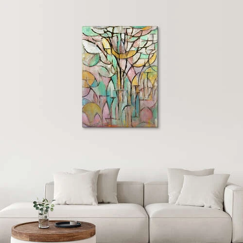Trees Piet Mondrian Lærredsbillede 20 X 30 Cm Billedramme 6 Trees Piet Mondrian Lærredsbillede 20 X 30 Cm Billedramme - Billede 4