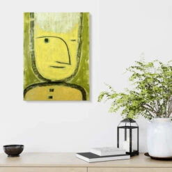 The Yellow-Green Paul Klee Galleritryk 20 X 30 Cm Billedramme -POSTERLOUNGE Salg 662711 gallery print room green l