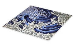 Masculine Waves (Onami) Katsushika Hokusai Plakat 30 X 30 Cm Billedramme -POSTERLOUNGE Salg 665076 poster pds l