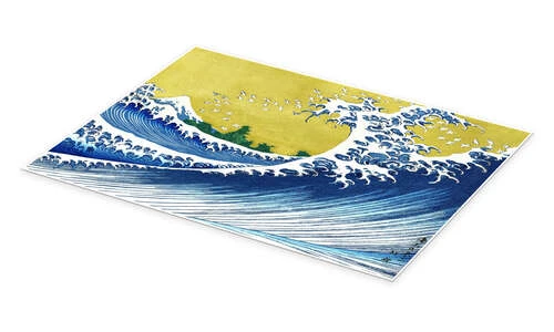 Fuji At Sea Katsushika Hokusai Plakat 40 X 30 Cm Billedramme 4 Fuji At Sea Katsushika Hokusai Plakat 40 X 30 Cm Billedramme - Billede 2