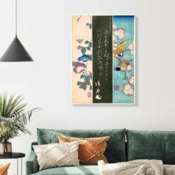 Bird And Flower Katsushika Hokusai Akrylbillede 20 X 30 Cm Billedramme -POSTERLOUNGE Salg 665092 acrylic glass room flowers l