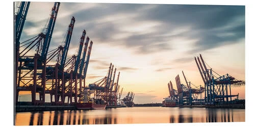 Hamburg Harbour Sunset Justin Schümann Galleritryk 40 X 20 Cm Billedramme 3 Hamburg Harbour Sunset Justin Schümann Galleritryk 40 X 20 Cm Billedramme -POSTERLOUNGE Salg 666805 gallery print l