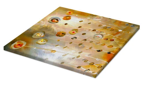 Golden Eye Niksic Katarina Lærredsbillede 30 X 30 Cm Billedramme 4 Golden Eye Niksic Katarina Lærredsbillede 30 X 30 Cm Billedramme - Billede 2