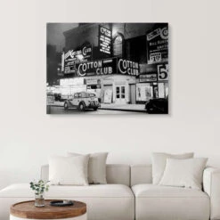 Cotton Club I Harlem, New York Akrylbillede 30 X 20 Cm Billedramme -POSTERLOUNGE Salg 667479 acrylic glass room black and white l