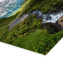 Mountain Panorama With Schreckhorn And FiescherhornView From First, Grindelwald, Switzerland Peter Wey Plakat 20 X 30 Cm Billedramme -POSTERLOUNGE Salg 672899 poster empCorner l