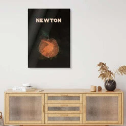 Newton RNDMS Akrylbillede 20 X 30 Cm Billedramme -POSTERLOUNGE Salg 674198 acrylic glass room illustrations l