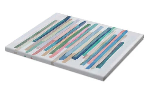 Pastel Stripes 1 Mareike Böhmer Lærredsbillede 20 X 30 Cm Billedramme 4 Pastel Stripes 1 Mareike Böhmer Lærredsbillede 20 X 30 Cm Billedramme - Billede 2