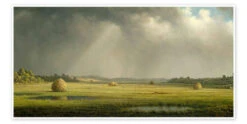 Newburyport Meadows Martin Johnson Heade Plakat 40 X 20 Cm Billedramme