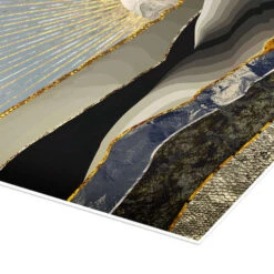 Morning Sun SpaceFrog Designs Plakat 30 X 30 Cm Billedramme -POSTERLOUNGE Salg 682050 poster empCorner l