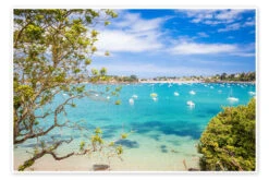 Emerald Coast Brittany France Plakat 30 X 20 Cm Billedramme