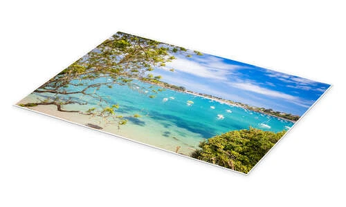 Emerald Coast Brittany France Plakat 30 X 20 Cm Billedramme 4 Emerald Coast Brittany France Plakat 30 X 20 Cm Billedramme - Billede 2