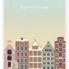 Illustration Amsterdam Katinka Reinke Plakat 20 X 30 Cm Billedramme