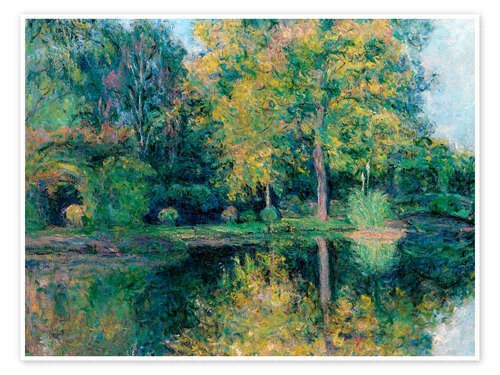 The Pond Of Claude Monet's Garden Blanche Hoschedé-Monet Plakat 40 X 30 Cm Billedramme 3 The Pond Of Claude Monet's Garden Blanche Hoschedé-Monet Plakat 40 X 30 Cm Billedramme