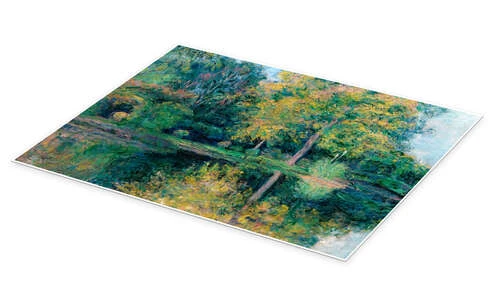The Pond Of Claude Monet's Garden Blanche Hoschedé-Monet Plakat 40 X 30 Cm Billedramme 4 The Pond Of Claude Monet's Garden Blanche Hoschedé-Monet Plakat 40 X 30 Cm Billedramme - Billede 2
