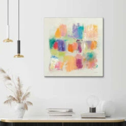 Popsicles III Mike Schick Lærredsbillede 30 X 30 Cm Billedramme -POSTERLOUNGE Salg 687054 canvas room colourful l