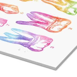 Regnbue Tænder Mod Pop Deco Akrylbillede 20 X 30 Cm Billedramme -POSTERLOUNGE Salg 689127 acrylic glass empCorner l