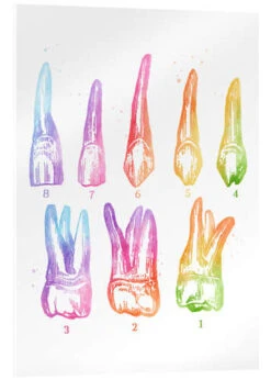 Regnbue Tænder Mod Pop Deco Akrylbillede 20 X 30 Cm Billedramme