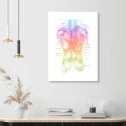 Regnbue Ryg Mod Pop Deco Galleritryk 20 X 30 Cm Billedramme -POSTERLOUNGE Salg 689128 gallery print room colourful l