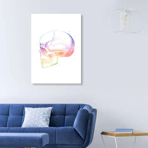 Regnbue Kranium Mod Pop Deco Galleritryk 20 X 30 Cm Billedramme 6 Regnbue Kranium Mod Pop Deco Galleritryk 20 X 30 Cm Billedramme - Billede 4