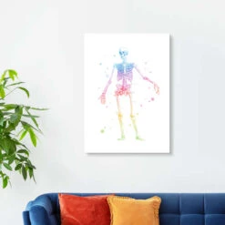 Regnbue Skelet Mod Pop Deco Galleritryk 20 X 30 Cm Billedramme -POSTERLOUNGE Salg 689133 gallery print room medical practice l