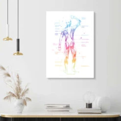 Regnbue Muskler Mod Pop Deco Galleritryk 20 X 30 Cm Billedramme -POSTERLOUNGE Salg 689143 gallery print room colourful l