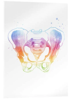 POSTERLOUNGE Salg 27 Regnbue Bækken Mod Pop Deco Akrylbillede 20 X 30 Cm Billedramme