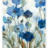 Abstracted Floral In Blue II Silvia Vassileva Plakat 30 X 40 Cm Billedramme