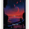 Retro Space Travel - TRAPPIST-1e NASA Plakat 20 X 30 Cm Billedramme -POSTERLOUNGE Salg 692616 poster l